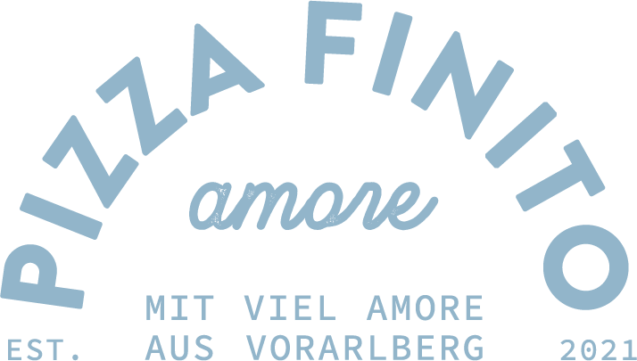 Pizzafinito logo hellblau